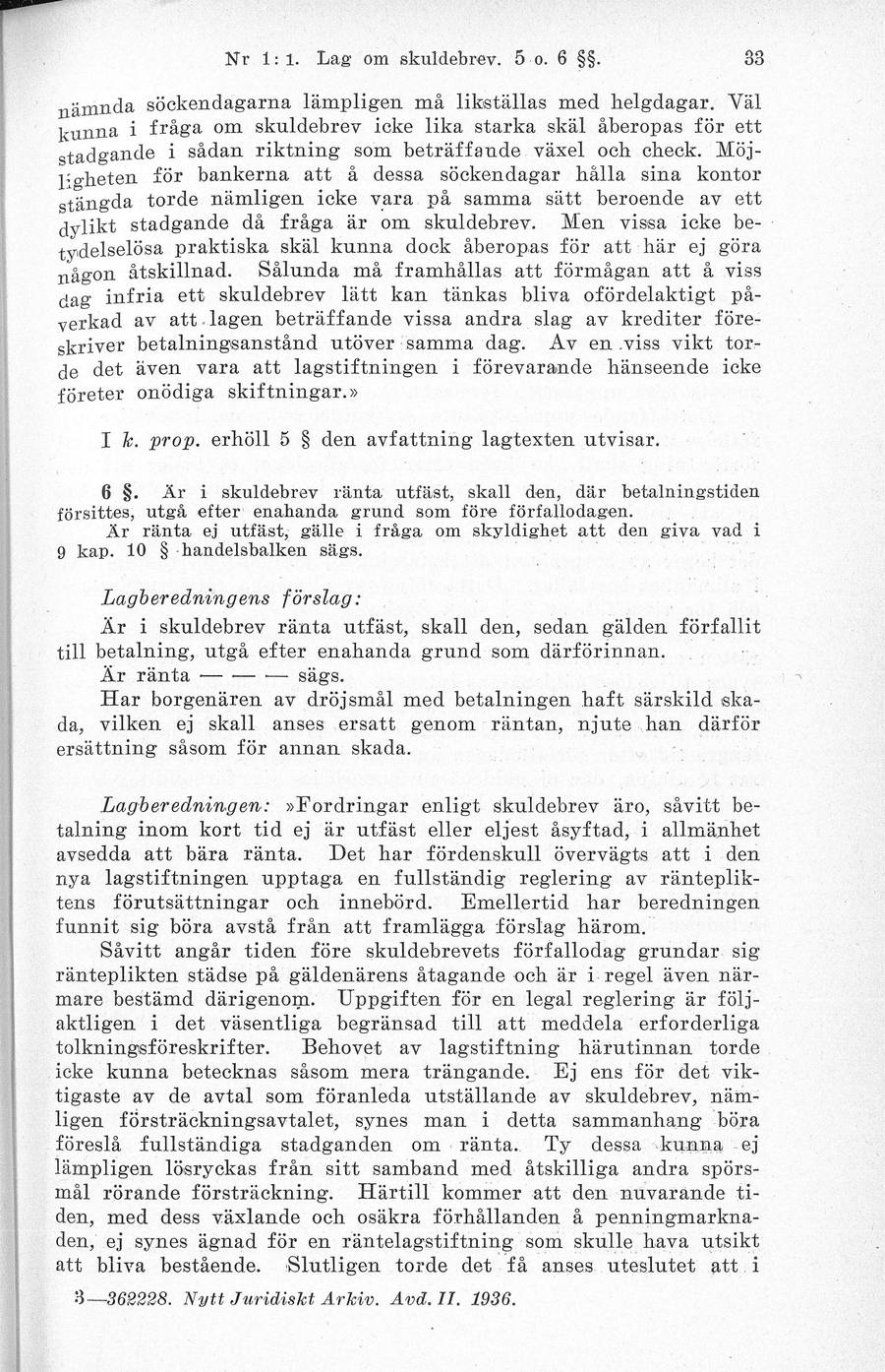 Sidbild, NJA II 1936 s. 33
