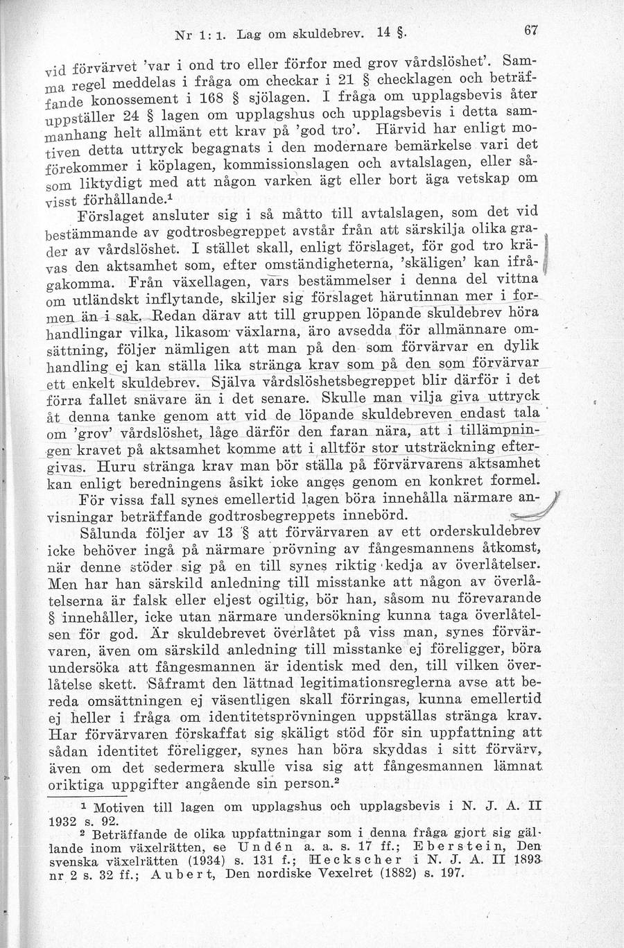 Sidbild, NJA II 1936 s. 67