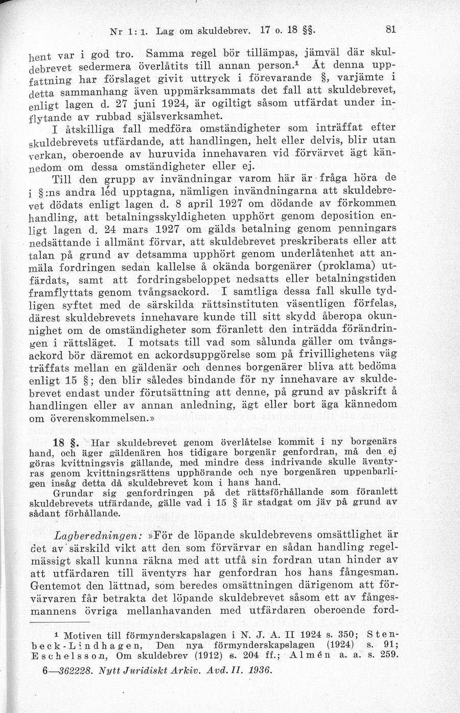 Sidbild, NJA II 1936 s. 81
