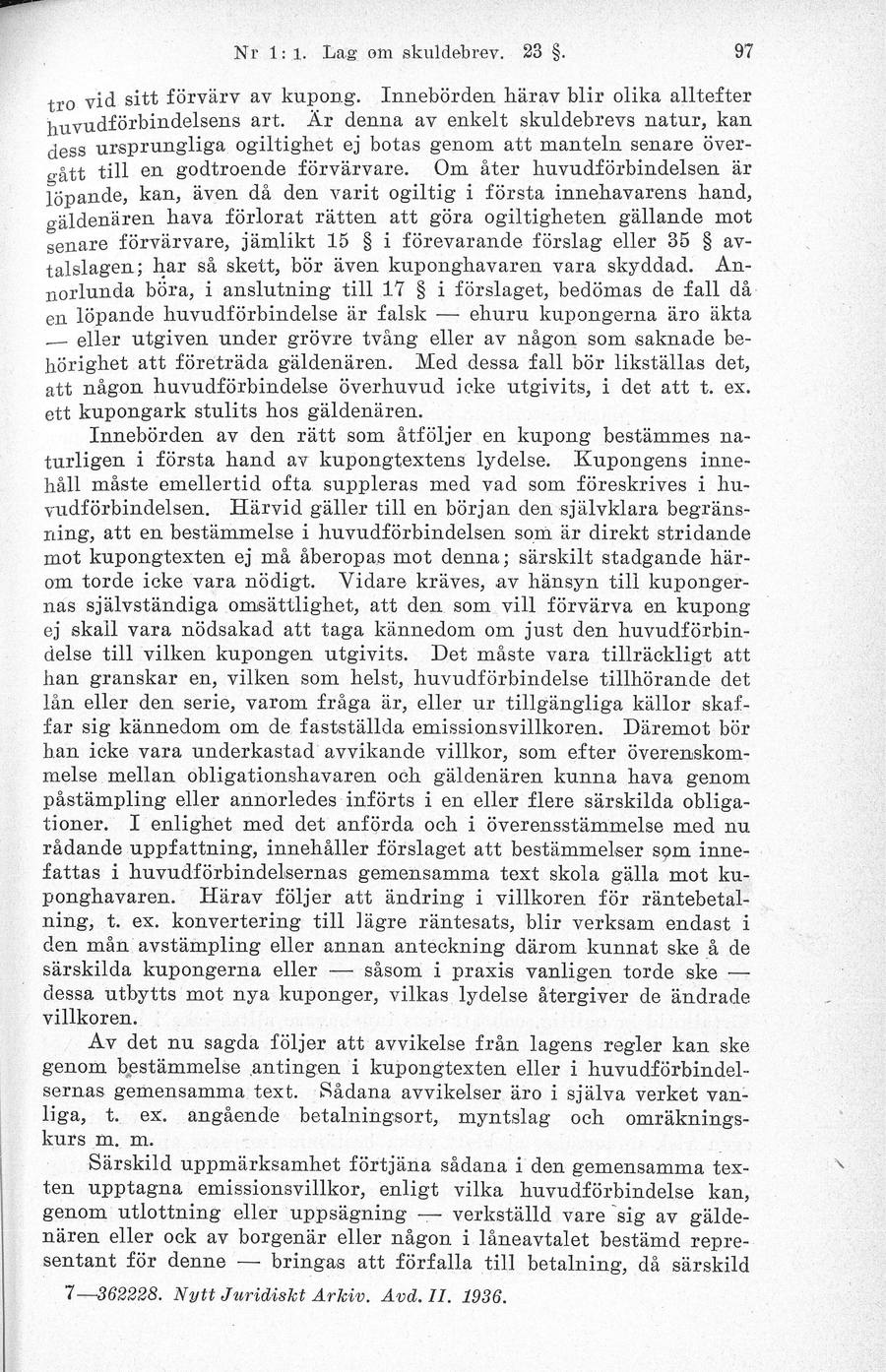 Sidbild, NJA II 1936 s. 97